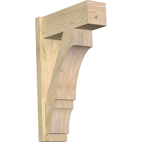 Ekena Millwork Balboa Block Rough Sawn Outlooker, Douglas Fir, 8"W x 22"D x 34"H OUT08X22X34BOA05RDF - main